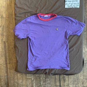 TEDDY FRESH SHORT SLEVE SHIRT (PURPLE/RED SMALL)